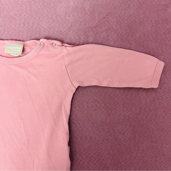 Babyushka Organic WCF 0-3M L/S Jumpsuit Two-Pack Mauve - Picture 6 of 6